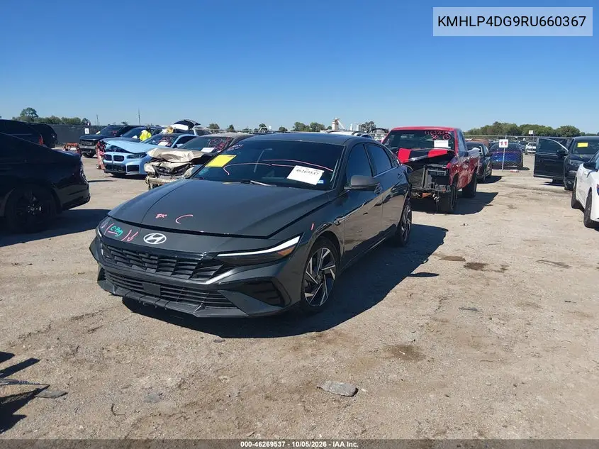 2024 HYUNDAI ELANTRA VIN KMHLP4DG9RU660367 — фото 2
