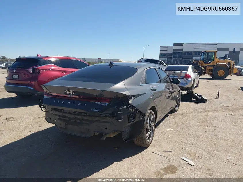 2024 HYUNDAI ELANTRA VIN KMHLP4DG9RU660367 — фото 4