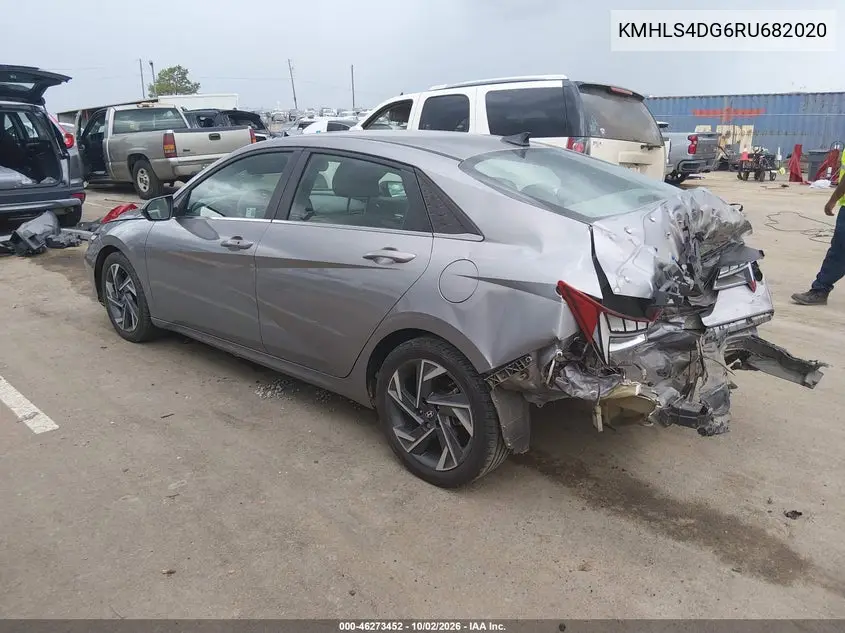 2024 HYUNDAI ELANTRA VIN KMHLS4DG6RU682020 — фото 3
