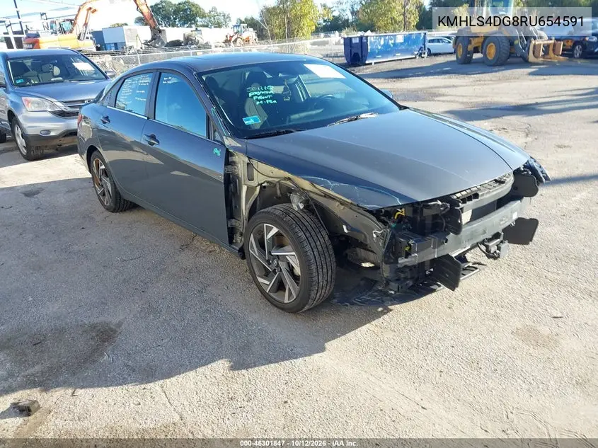 HYUNDAI ELANTRA 2024, VIN KMHLS4DG8RU654591