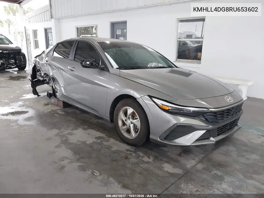 HYUNDAI ELANTRA 2024, VIN KMHLL4DG8RU653602