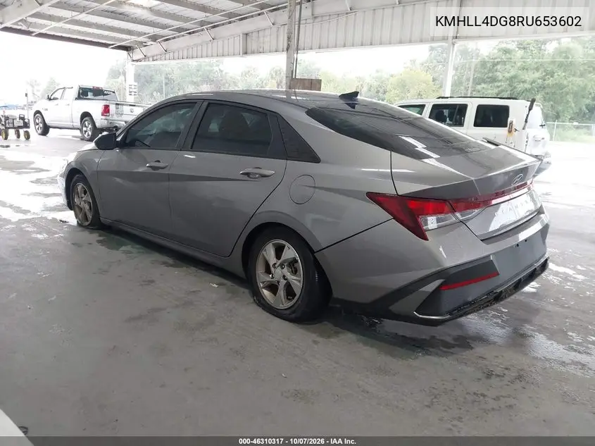 2024 HYUNDAI ELANTRA VIN KMHLL4DG8RU653602 — фото 3