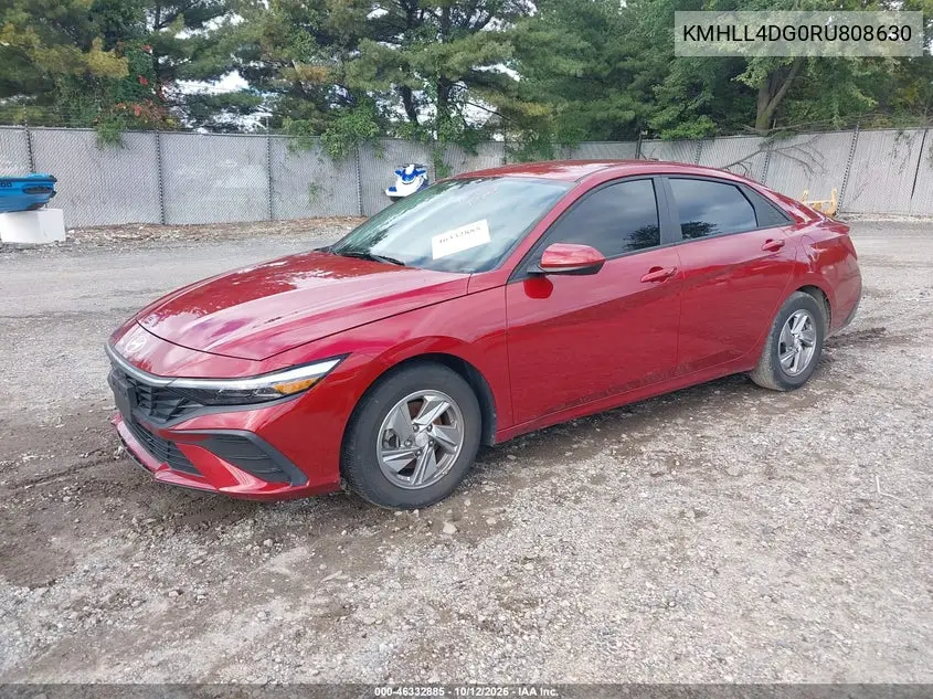2024 HYUNDAI ELANTRA VIN KMHLL4DG0RU808630 — фото 2