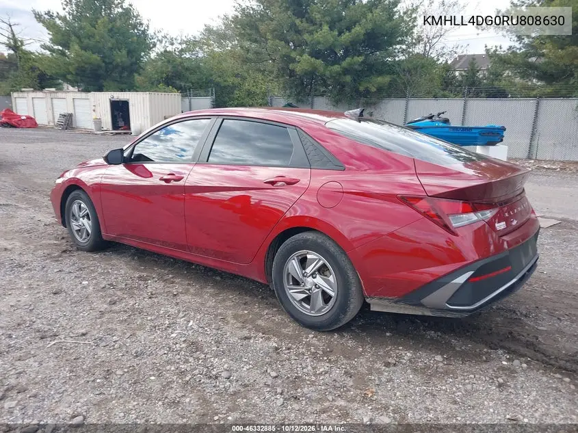 2024 HYUNDAI ELANTRA VIN KMHLL4DG0RU808630 — фото 3