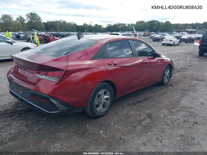 2024 HYUNDAI ELANTRA VIN KMHLL4DG0RU808630 — фото 4