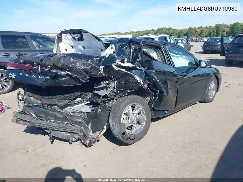 2024 HYUNDAI ELANTRA VIN KMHLL4DG8RU710980 — фото 4