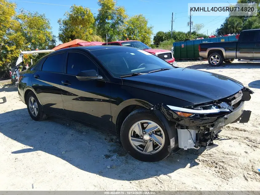 HYUNDAI ELANTRA 2024, VIN KMHLL4DG6RU714820