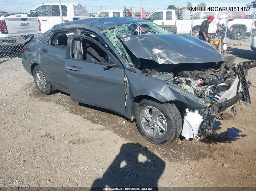HYUNDAI ELANTRA 2024, VIN KMHLL4DG6RU851482