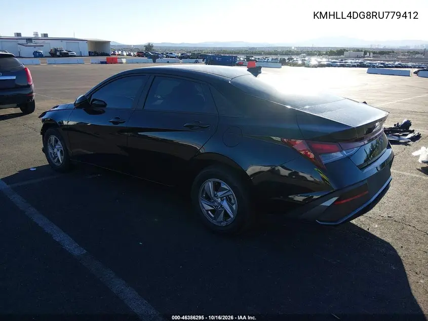 2024 HYUNDAI ELANTRA VIN KMHLL4DG8RU779412 — фото 3
