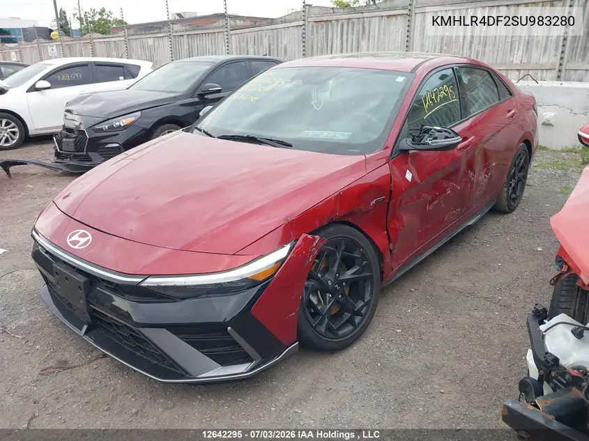 2025 HYUNDAI ELANTRA VIN KMHLR4DF2SU983280 — фото 6