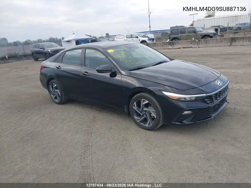 HYUNDAI ELANTRA 2025, VIN KMHLM4DG9SU887136