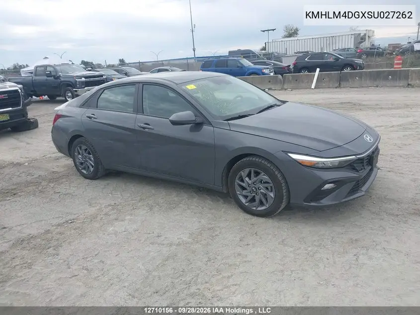HYUNDAI ELANTRA 2025, VIN KMHLM4DGXSU027262