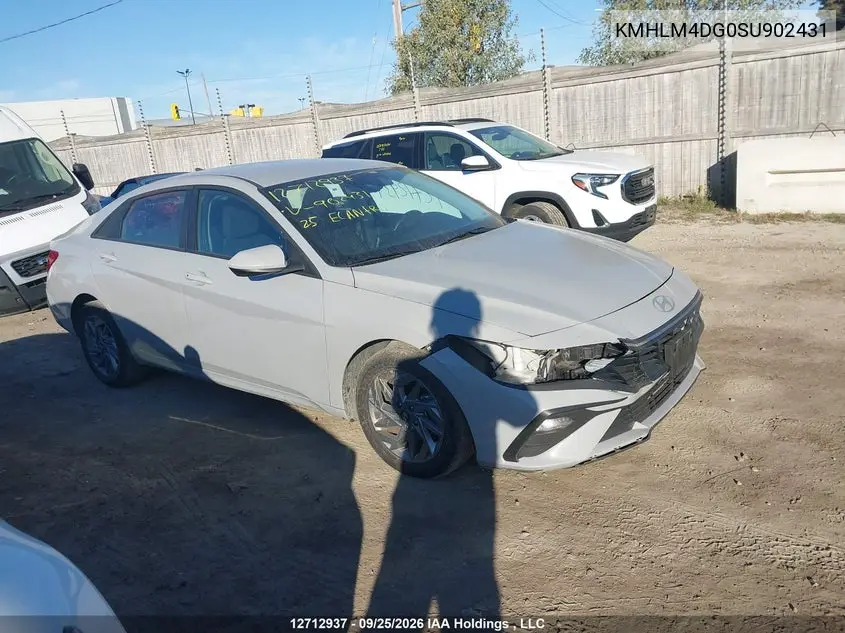 HYUNDAI ELANTRA 2025, VIN KMHLM4DG0SU902431