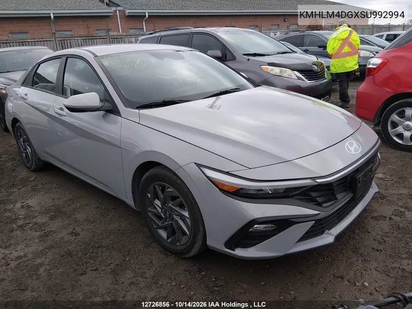 HYUNDAI ELANTRA 2025, VIN KMHLM4DGXSU992994