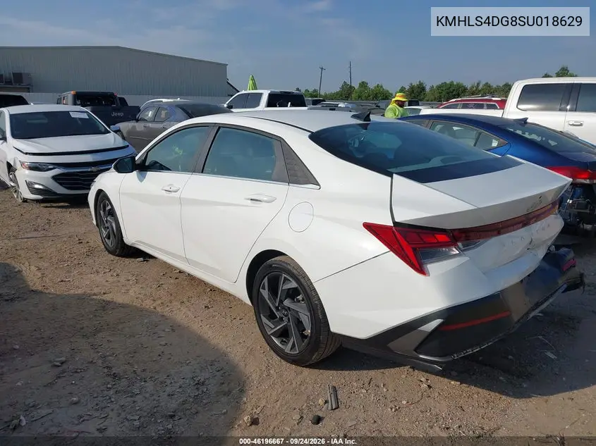 2025 HYUNDAI ELANTRA VIN KMHLS4DG8SU018629 — фото 3