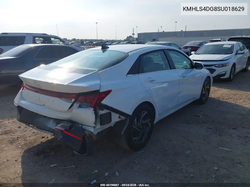 2025 HYUNDAI ELANTRA VIN KMHLS4DG8SU018629 — фото 4