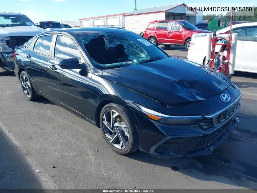 HYUNDAI ELANTRA 2025, VIN KMHLM4DG5SU965850
