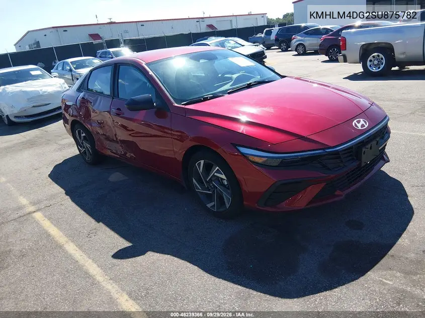HYUNDAI ELANTRA 2025, VIN KMHLM4DG2SU875782
