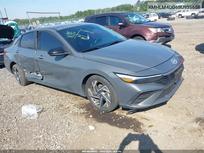 HYUNDAI ELANTRA 2025, VIN KMHLM4DG6SU935658
