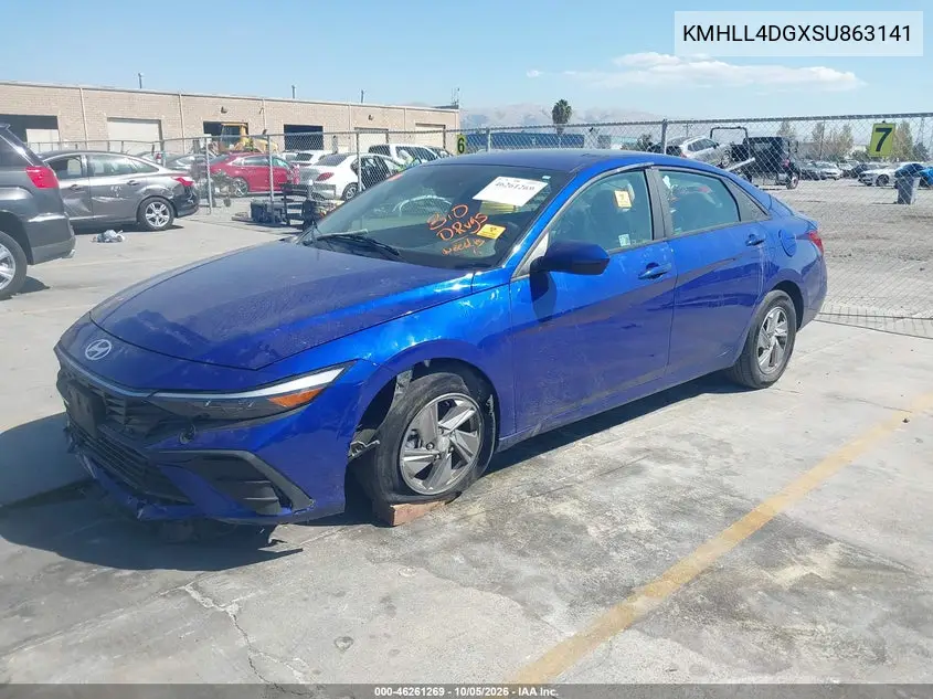 2025 HYUNDAI ELANTRA VIN KMHLL4DGXSU863141 — фото 2