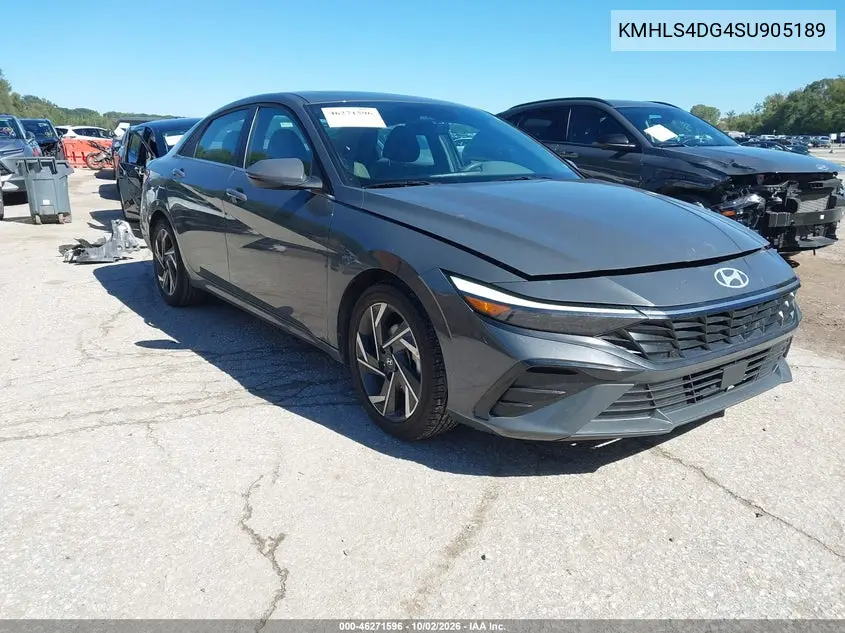 HYUNDAI ELANTRA 2025, VIN KMHLS4DG4SU905189