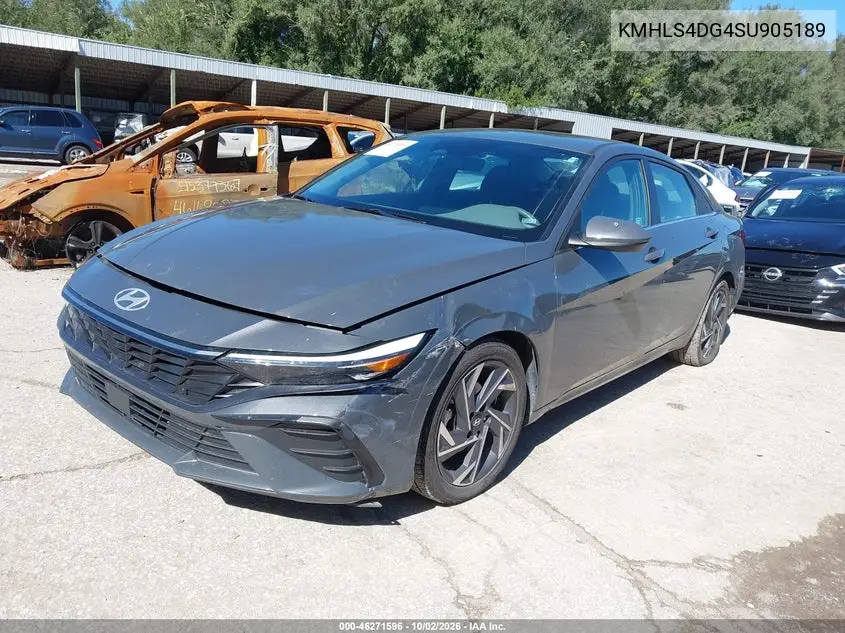 2025 HYUNDAI ELANTRA VIN KMHLS4DG4SU905189 — фото 2