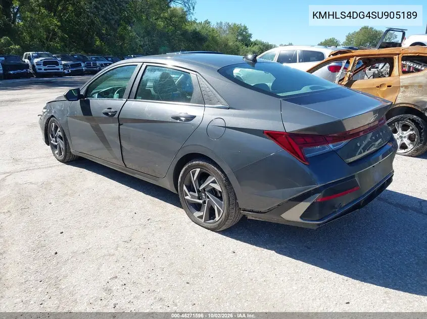 2025 HYUNDAI ELANTRA VIN KMHLS4DG4SU905189 — фото 3