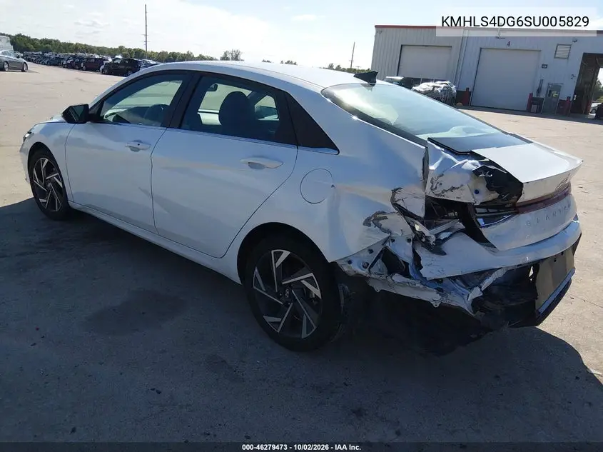 2025 HYUNDAI ELANTRA VIN KMHLS4DG6SU005829 — фото 3
