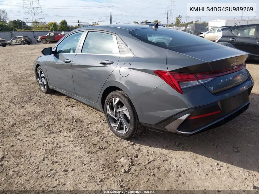 2025 HYUNDAI ELANTRA VIN KMHLS4DG4SU989269 — фото 3