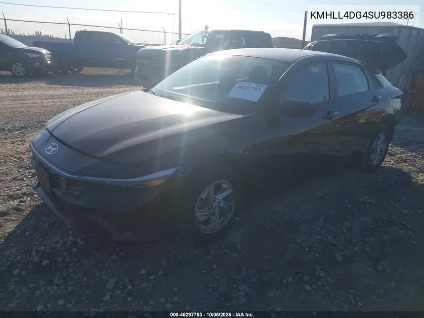 2025 HYUNDAI ELANTRA VIN KMHLL4DG4SU983386 — фото 2