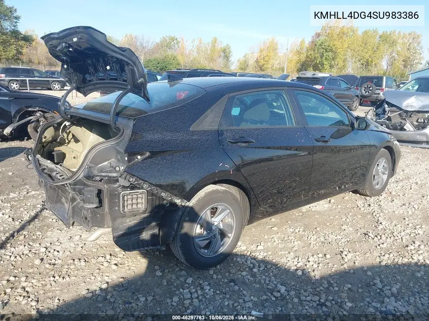 2025 HYUNDAI ELANTRA VIN KMHLL4DG4SU983386 — фото 4