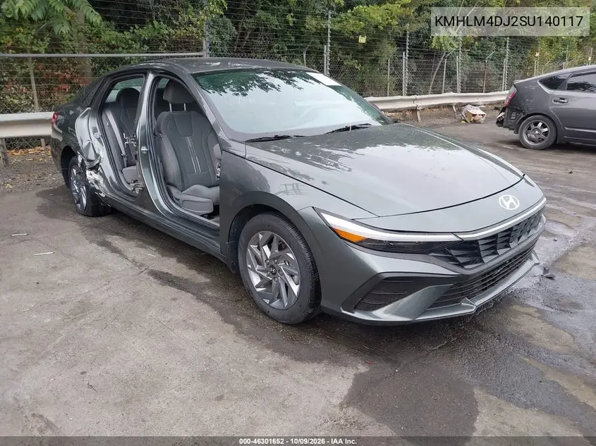 HYUNDAI ELANTRA 2025, VIN KMHLM4DJ2SU140117