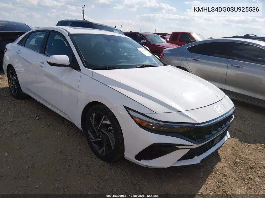 HYUNDAI ELANTRA 2025, VIN KMHLS4DG0SU925536