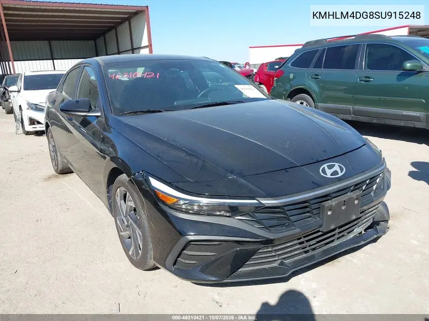 HYUNDAI ELANTRA 2025, VIN KMHLM4DG8SU915248