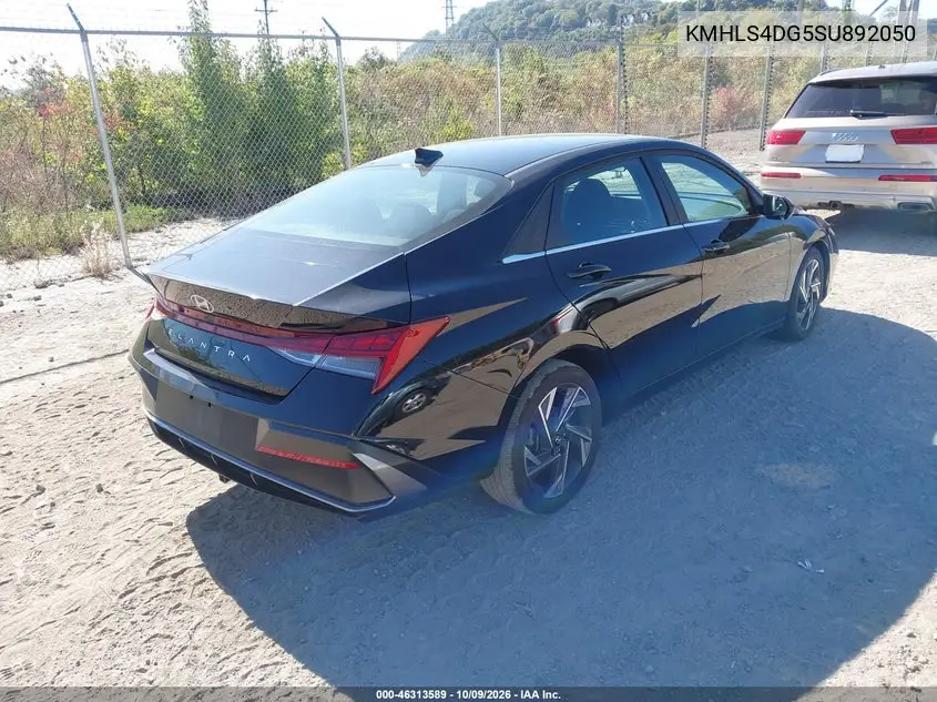 2025 HYUNDAI ELANTRA VIN KMHLS4DG5SU892050 — фото 4