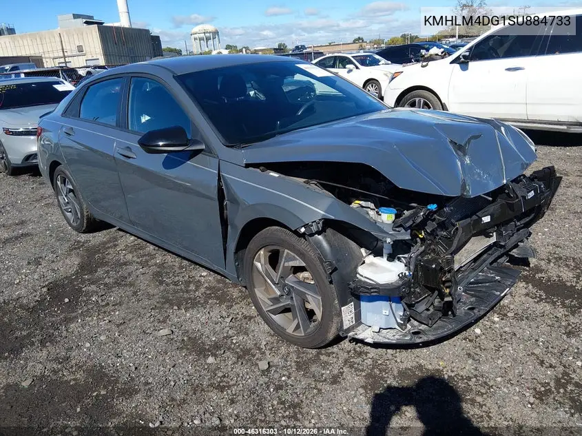 HYUNDAI ELANTRA 2025, VIN KMHLM4DG1SU884733