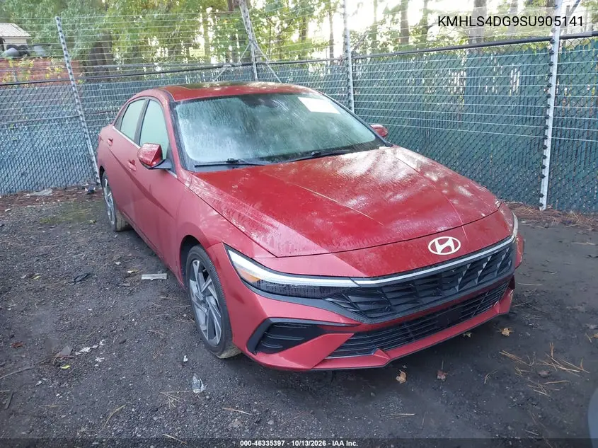 HYUNDAI ELANTRA 2025, VIN KMHLS4DG9SU905141