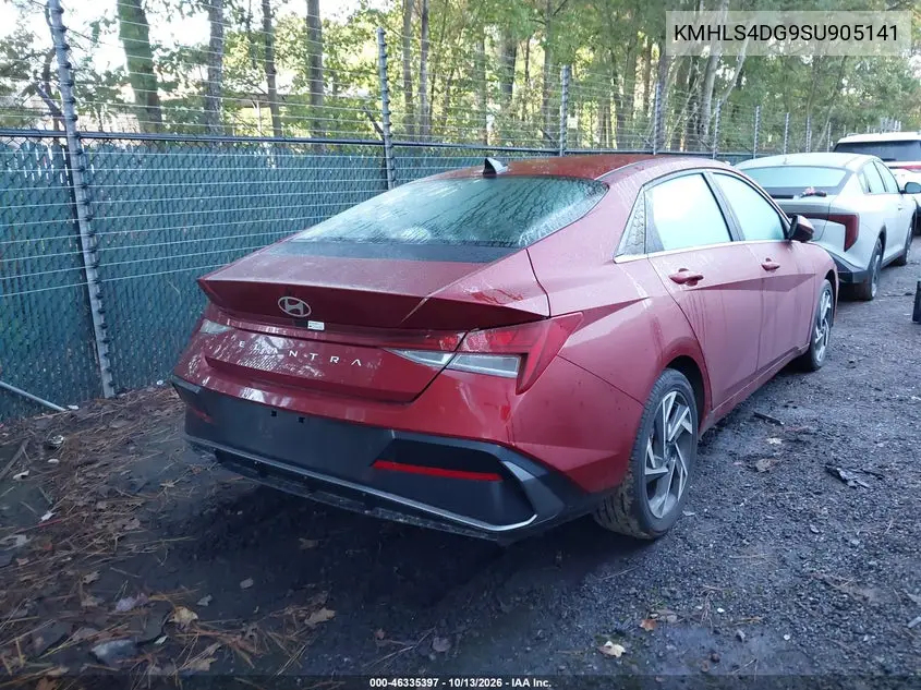 2025 HYUNDAI ELANTRA VIN KMHLS4DG9SU905141 — фото 4