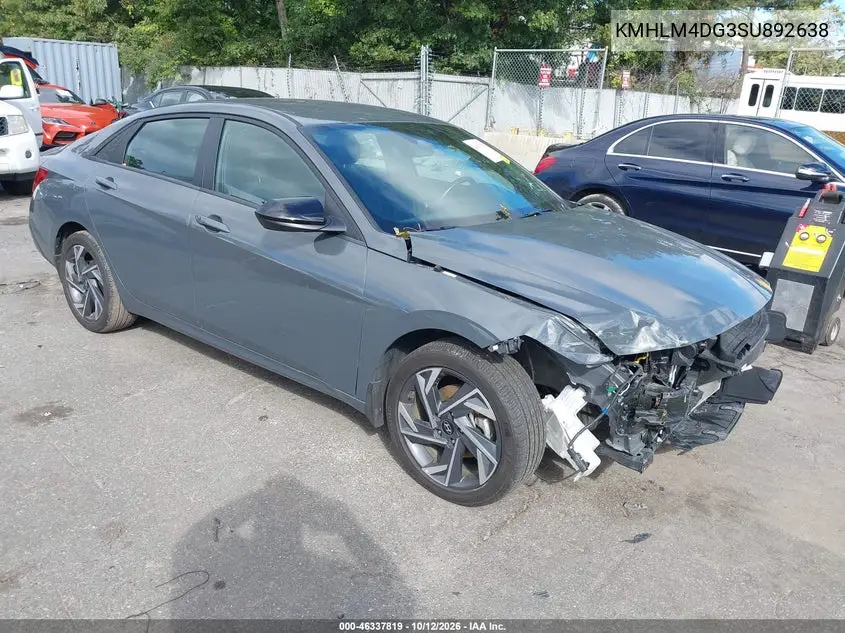 HYUNDAI ELANTRA 2025, VIN KMHLM4DG3SU892638