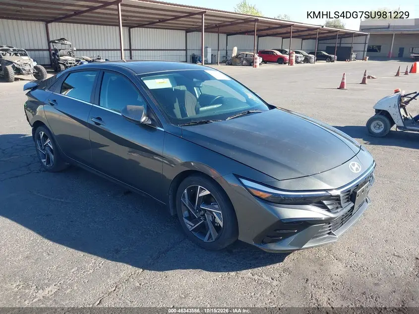 HYUNDAI ELANTRA 2025, VIN KMHLS4DG7SU981229