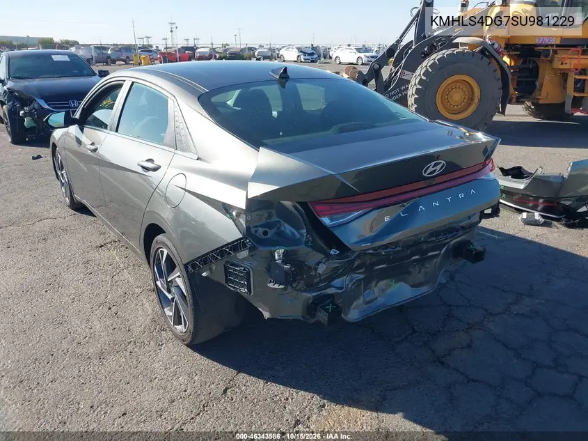 2025 HYUNDAI ELANTRA VIN KMHLS4DG7SU981229 — фото 3