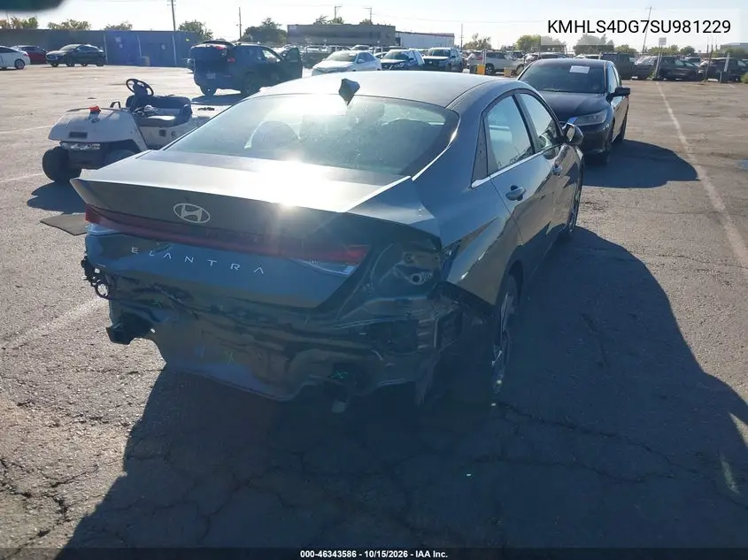 2025 HYUNDAI ELANTRA VIN KMHLS4DG7SU981229 — фото 4