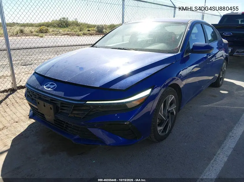 2025 HYUNDAI ELANTRA VIN KMHLS4DG4SU880455 — фото 2