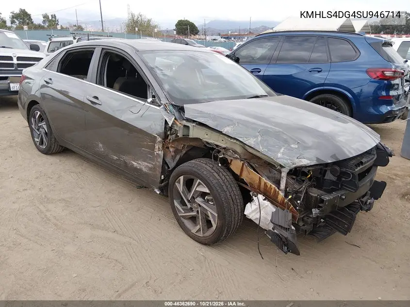 HYUNDAI ELANTRA 2025, VIN KMHLS4DG4SU946714