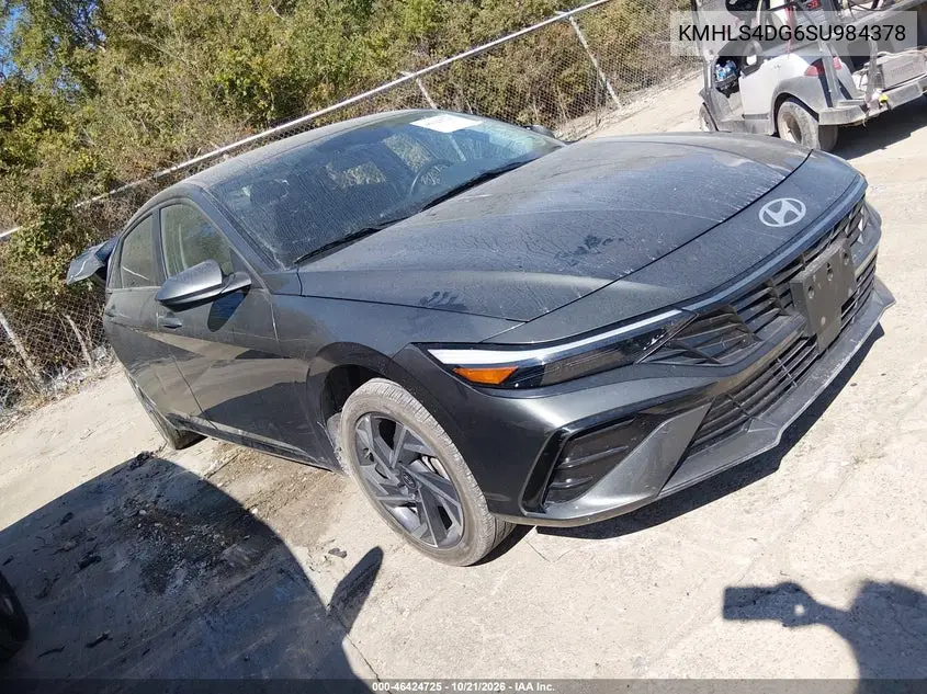 HYUNDAI ELANTRA 2025, VIN KMHLS4DG6SU984378