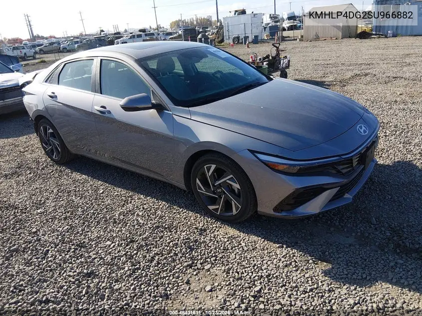 HYUNDAI ELANTRA 2025, VIN KMHLP4DG2SU966882