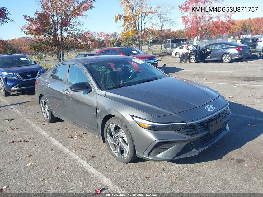 HYUNDAI ELANTRA 2025, VIN KMHLM4DG5SU871757