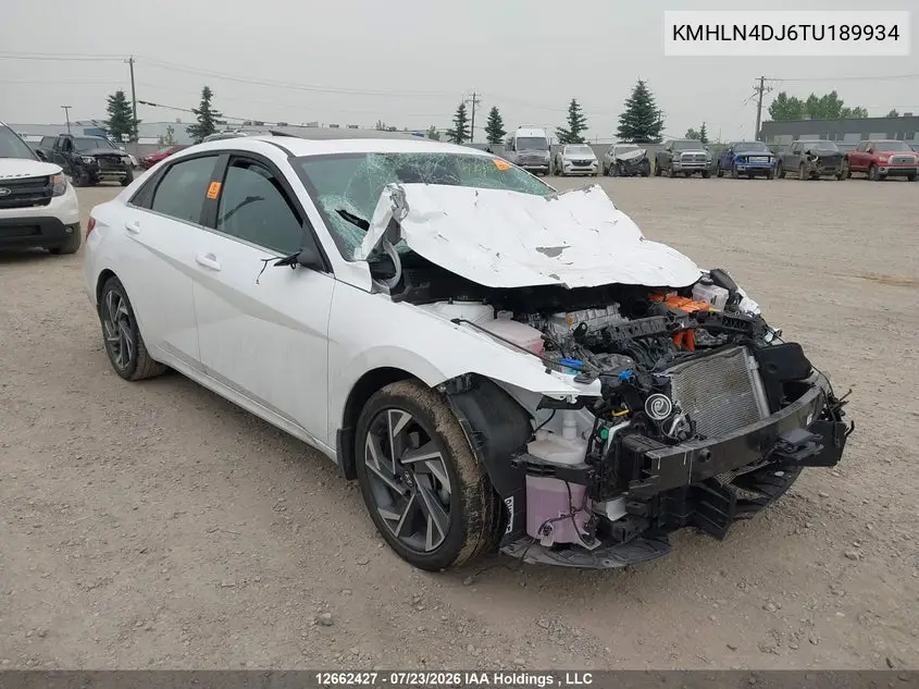 HYUNDAI ELANTRA 2026, VIN KMHLN4DJ6TU189934