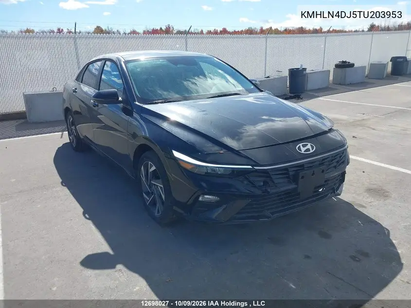 HYUNDAI ELANTRA 2026, VIN KMHLN4DJ5TU203953