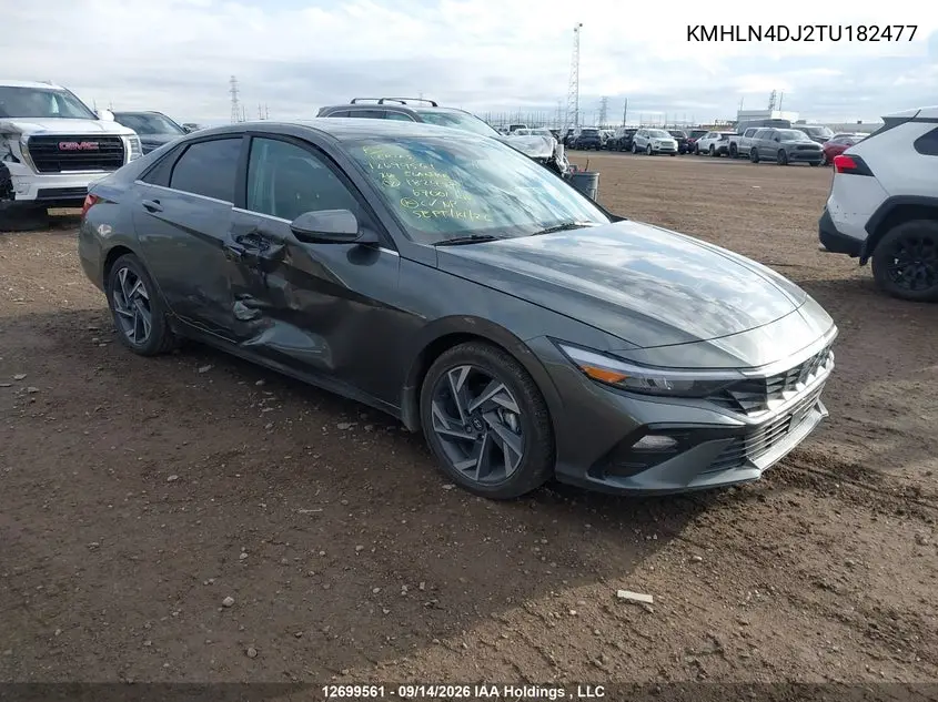 HYUNDAI ELANTRA 2026, VIN KMHLN4DJ2TU182477